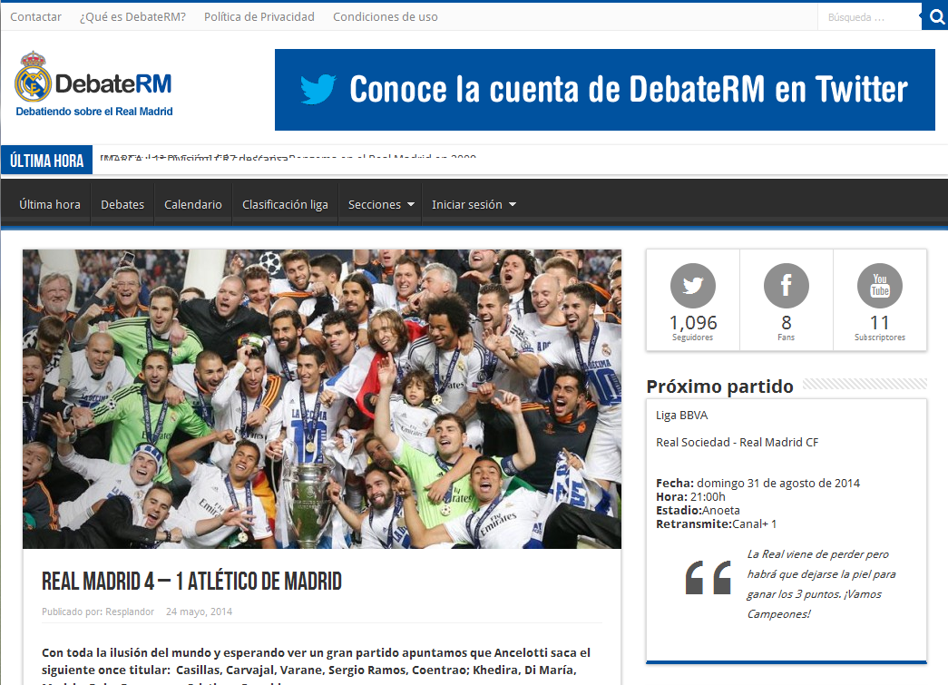 Podcast oficial de DebateRM